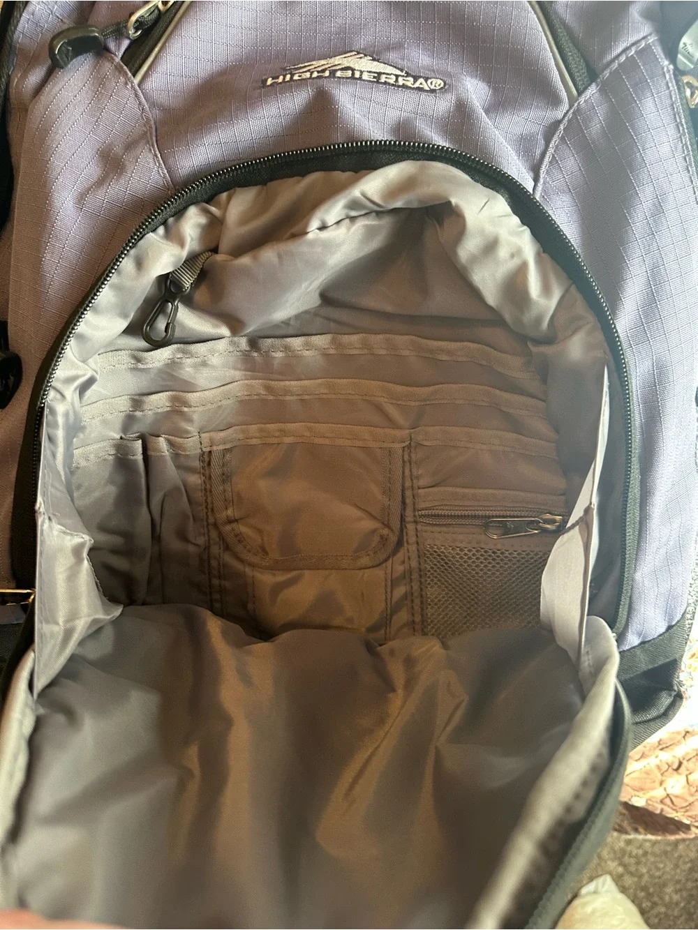 High Sierra Purple Backpack